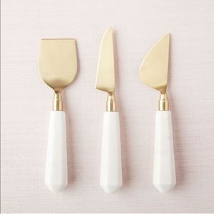 West Elm cheese knives